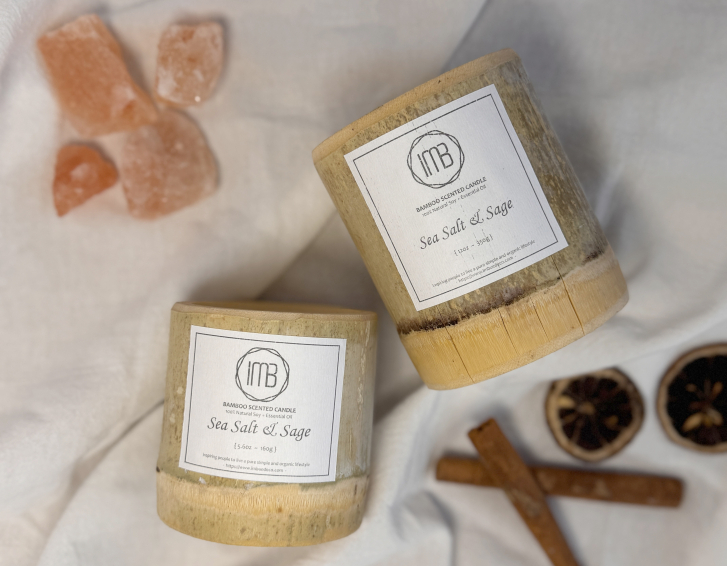 Bamboo Candle - Gallery_7 Sea Salt &amp; Sage